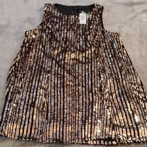 Torrid Gold Champagne Sequin Minidress NWT